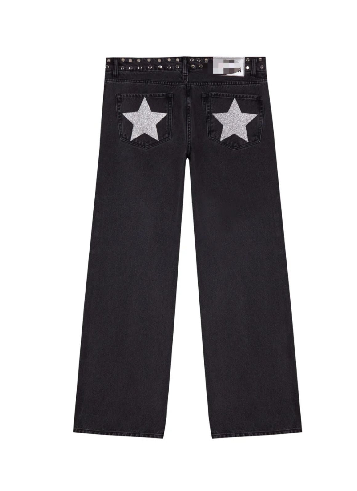 Jeans negro glow